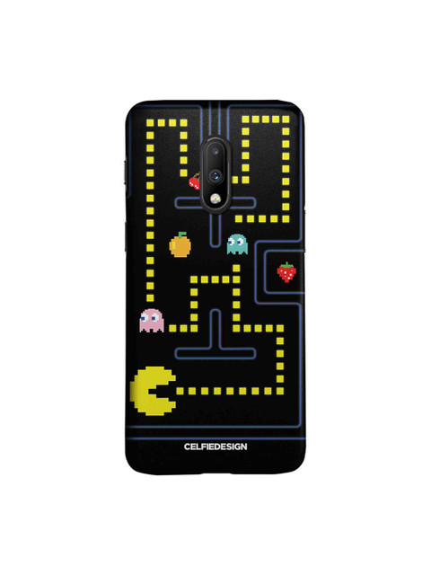 

CelfieDesign Black & Yellow Pacman OnePlus 7 Sustainable Back Cover
