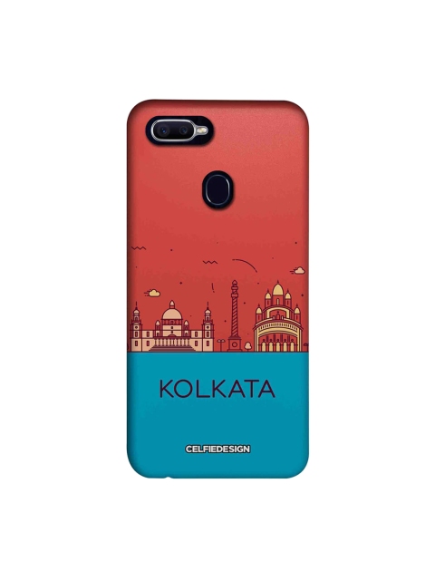 

CelfieDesign Red & Blue Kolkata Skyline Oppo F9 Pro Back Cover