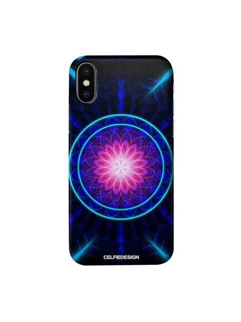 

CelfieDesign Blue Printed Trip Zone Apple iPhone XS Back Cover Mandala