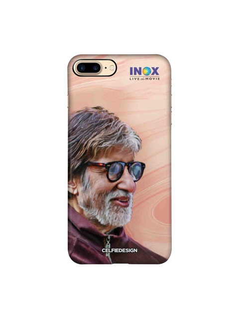 

CelfieDesign Inox Grand Odyssey Amitabh Bachchan Apple iPhone 8 Plus Back Cover, Peach
