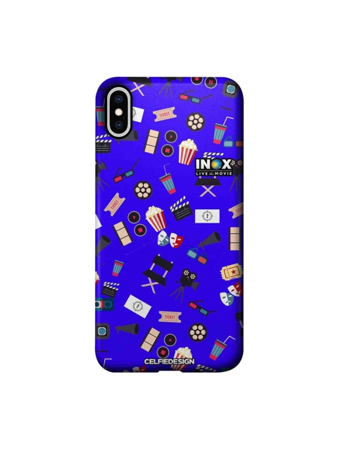 

CelfieDesign Love Cinema Apple iPhone XS Max Back Cover INOX, Navy blue