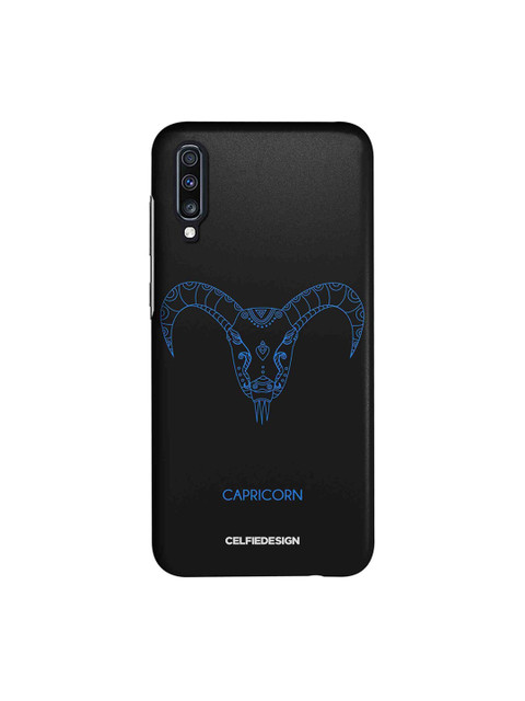 

CelfieDesign Black & Blue Capricorn Zodiac Samsung Galaxy A70 Back Cover