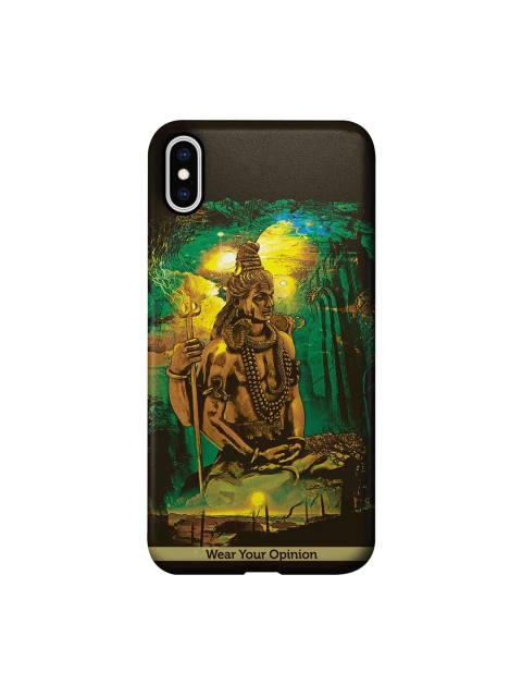 

CelfieDesign Unisex Multicoloured Lord Shiva Apple iPhone XS Max Back Cover, Multi