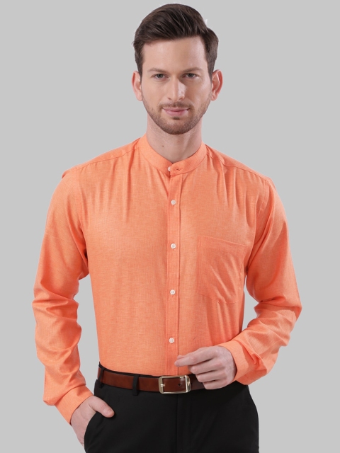 

Next Look Men Orange Slim Fit Solid Formal Shirt