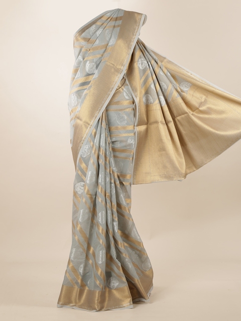 

Pothys Grey Woven Design Saree