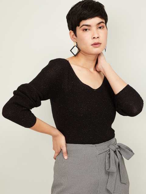 

Bossini Women Black Solid Top