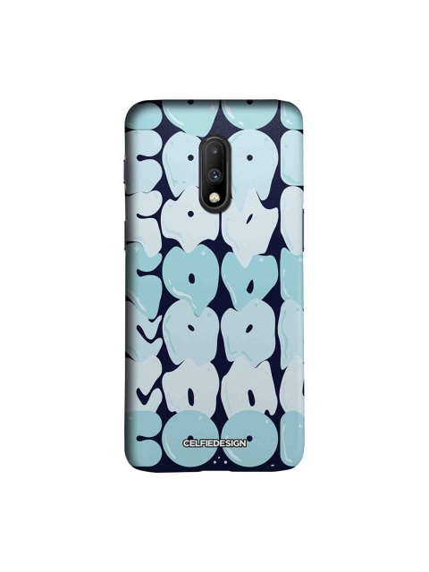 

CelfieDesign Black & Blue Printed OnePlus 7 Back Cover
