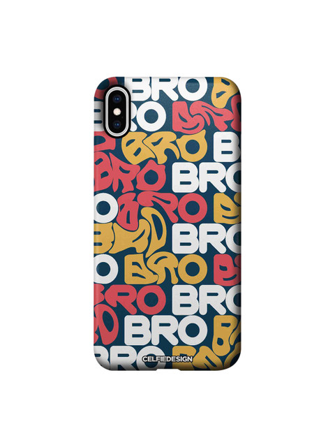 

CelfieDesign Blue & Yellow Bro Apple iPhone XS Max Sustainable Back Cover