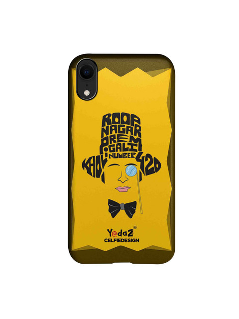 

CelfieDesign Yellow & Black Kholi Number 420 Apple iPhone XR Sustainable Back Cover