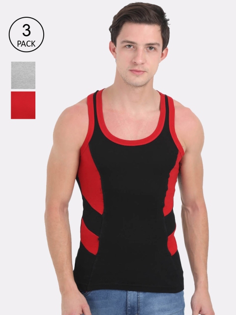 

Genx Men Pack Of 3 Assorted Gym Innerwear Vests GENX_GV_7719_3PC