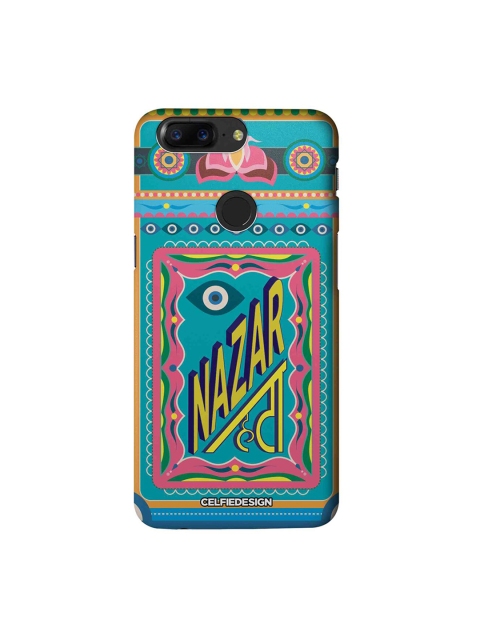 

CelfieDesign Blue Yellow Nazar Hata Nazar Lage Sustainable OnePlus 5T Back Cover