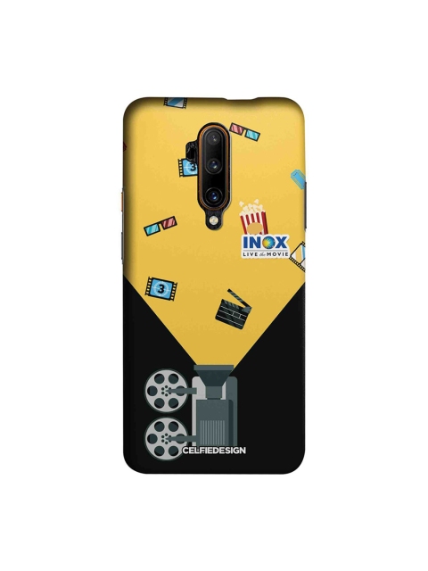 

CelfieDesign Black and Yellow Inox Cinema Sustainable OnePlus 7T Pro Back Case