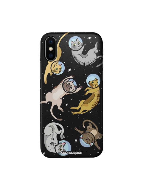 

CelfieDesign Black Cat in Space Base 501 Apple iPhone XS Back Cover