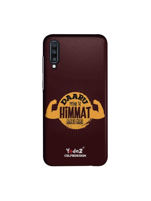 

CelfieDesign Daaru Peene Se Himmat Aati Hai Samsung Galaxy A70 Back Cover Yedaz, Brown