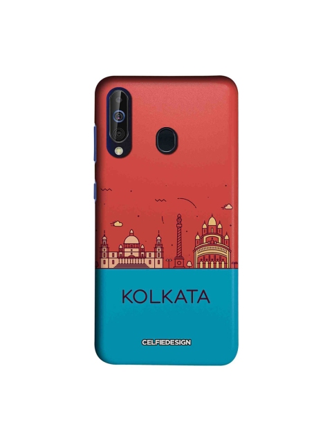 

CelfieDesign Unisex Red Kolkata Skyline Signature Samsung Galaxy A60 Back Cover