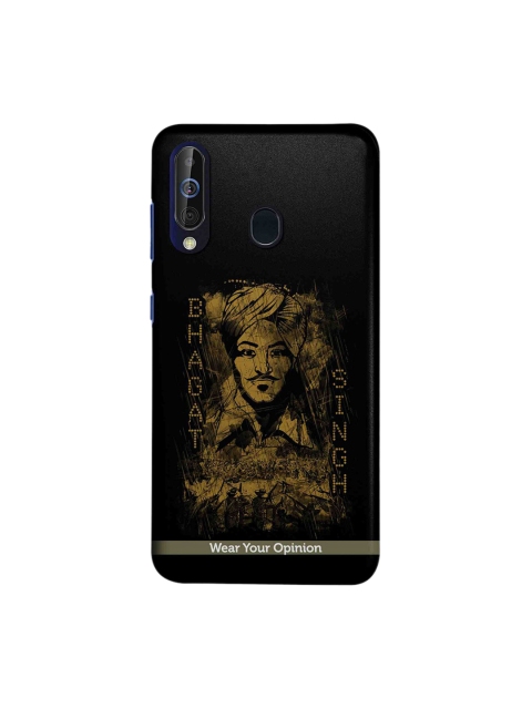 

CelfieDesign Unisex Black Wear Your Opinion Bhagat Singh Samsung Galaxy A60 Back Cover