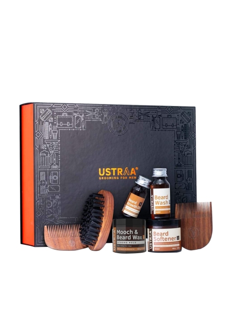 

Ustraa Men The Beard Lover 2.0 Gift Pack, Black