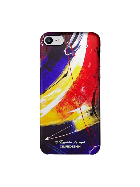 

CelfieDesign Red & White Abstract Print iPhone 7 Sustainable Mobile Back Cover