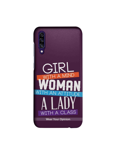 

CelfieDesign Multicoloured Girl Woman Lady Samsung Galaxy A30s Back Cover, Multi