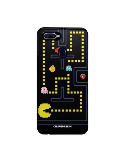 

CelfieDesign Black & Yellow Pacman Oppo F9 Pro Back Cover
