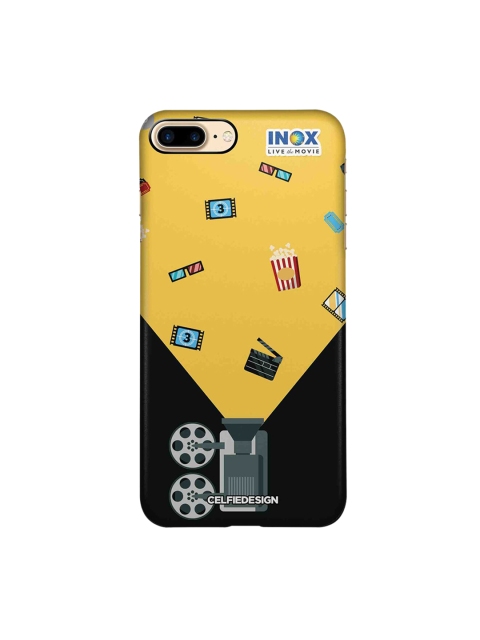 

CelfieDesign Yellow & Black Inox Cinema Print Apple iPhone 8 Plus Back Cover