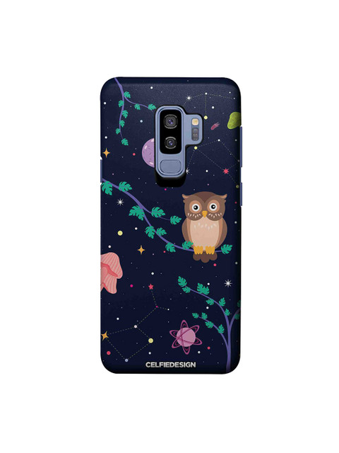 

CelfieDesign Multicoloured Space Owl And Nature Samsung Galaxy S9 Plus Back Cover, Multi