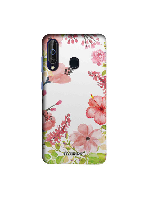 

CelfieDesign White & Pink Aquarelle Gardens Samsung Galaxy M40 Back Cover