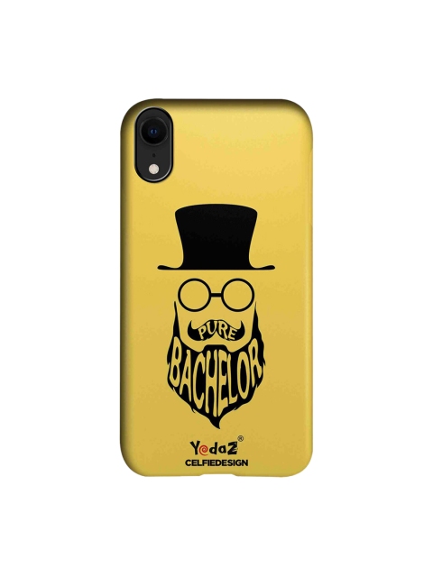 

CelfieDesign Yellow & Black Pure Bachelor Printed iPhone XR Sustainable Back Cover