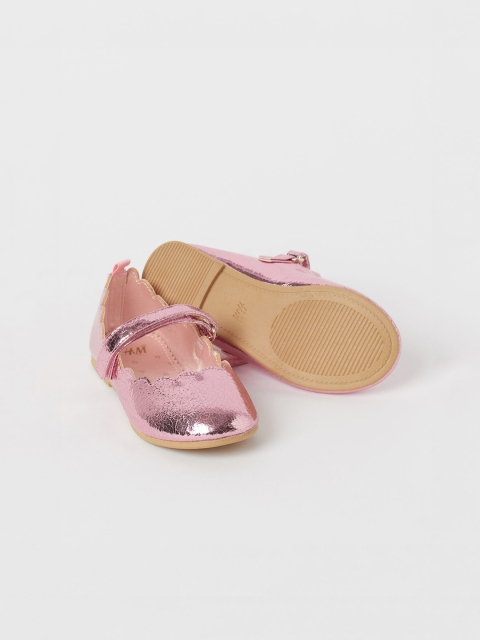 

H&M Girls Pink Shimmering Ballet Pumps