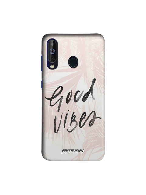 

CelfieDesign Unisex Grey Good Vibes Signature Samsung Galaxy A60 Back Cover