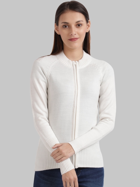 

Parx Women White Solid Cardigan Sweater