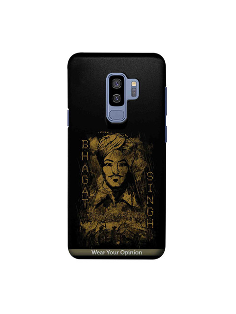 

CelfieDesign Black Bhagat Singh Series Wear Your Opinion Samsung Galaxy S9 Plus Back Cover