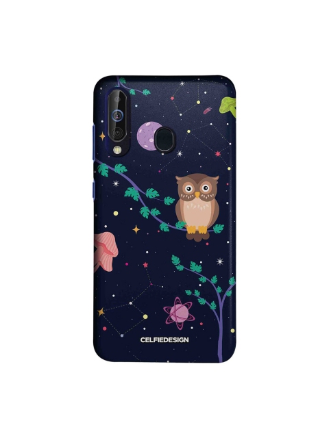 

CelfieDesign Navy Blue Space Owl Samsung Galaxy A60 Back Cover