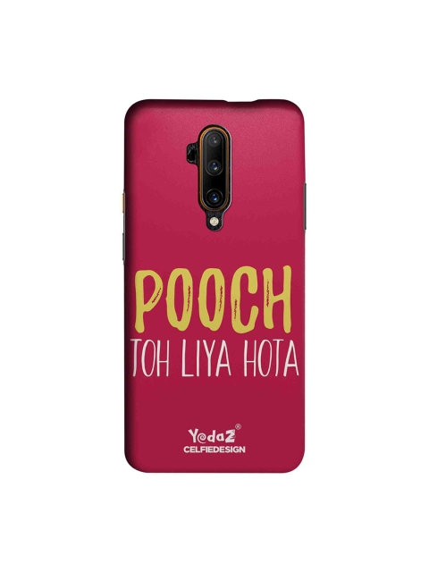 

CelfieDesign Pink Pooch Toh Liya Hota OnePlus 7T Pro Back Case