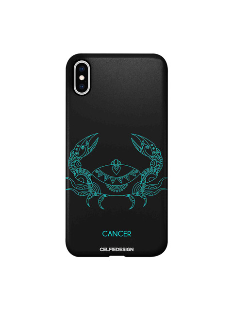 

CelfieDesign Black Cancer Zodiac iPhone Xs Max Sustainable Back Case