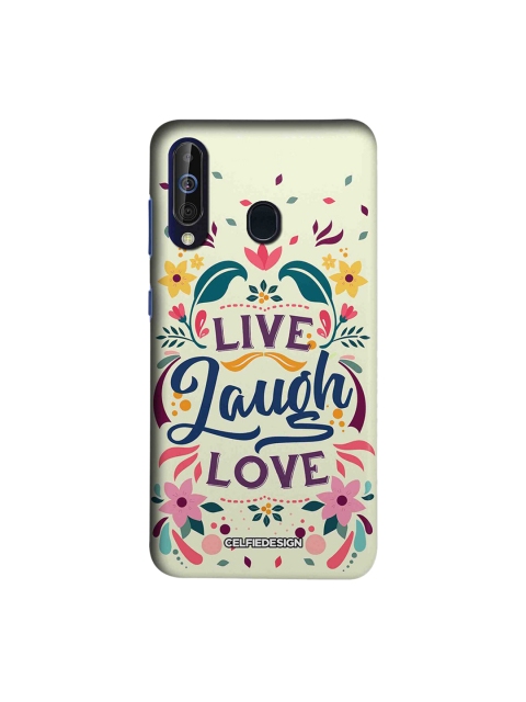 

CelfieDesign Multicolored Live Laugh Love Samsung Galaxy A60 Back Cover Base 501, Multi