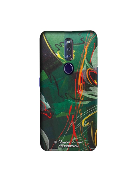 

CelfieDesign Green & Yellow Strokes of Life Oppo F11 Pro Mobile Back Cover