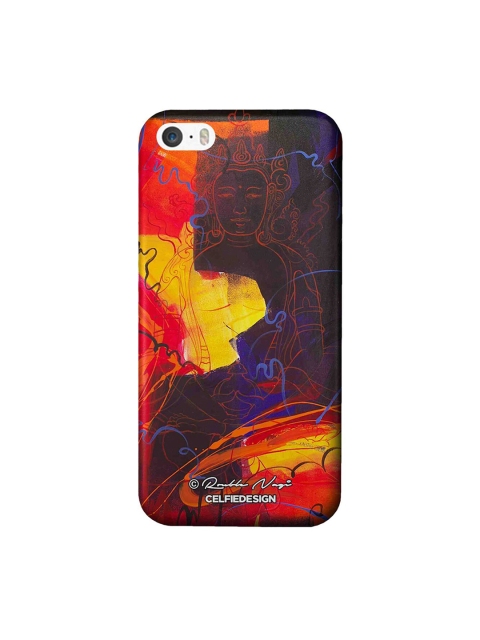 

CelfieDesign Multicolored Moksha Sustainable iPhone SE Back Case, Multi