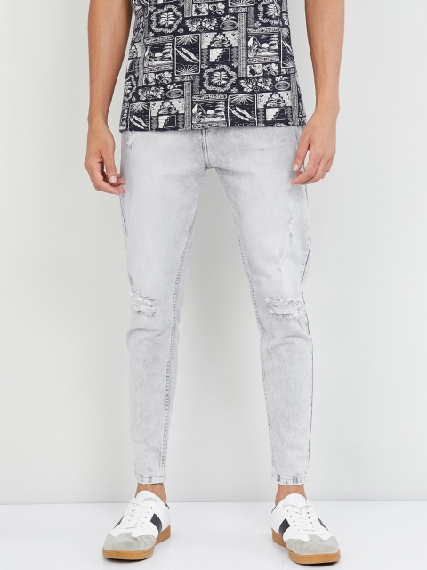 

max Men Grey Slim Fit Jeans