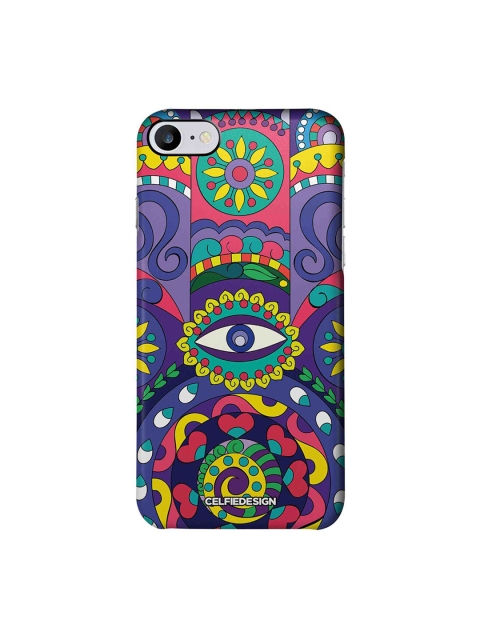 

CelfieDesign Purple & Yellow Sustainable Humsa Apple iPhone 7 Back Cover