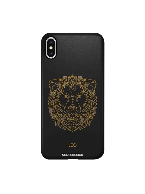 CelfieDesign Black & Yellow Leo Zodiac Apple iPhone XS Max Cover