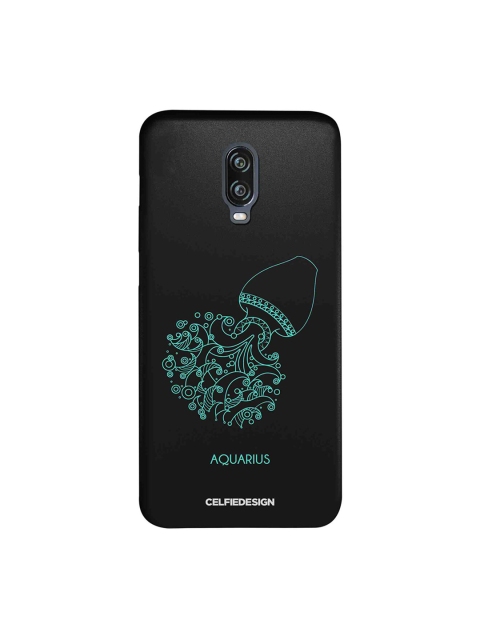 

CelfieDesign Black Aquarius Zodiac OnePlus 6T Sustainable Back Case