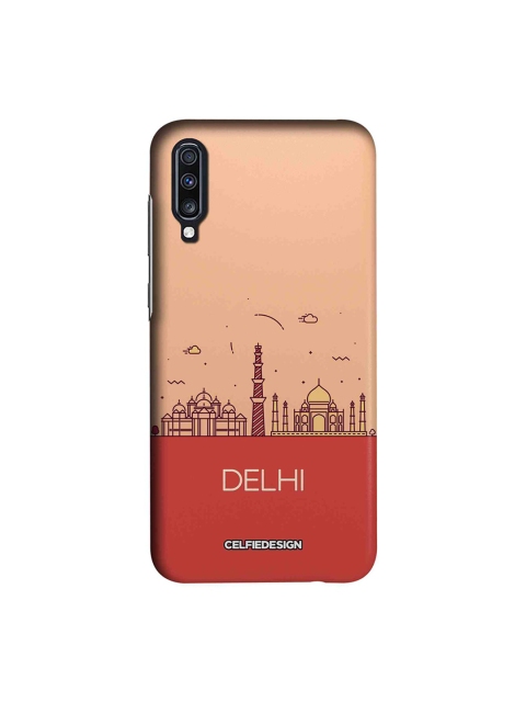 

CelfieDesign Multicoloured Delhi Skyline Samsung Galaxy A70 Back Cover, Multi