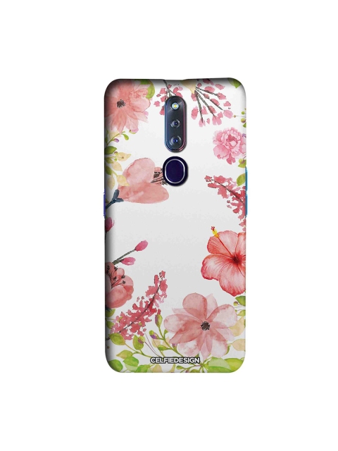 

CelfieDesign White & Pink Aquarelle Gardens Oppo F11 Pro Sustainable Back Cover