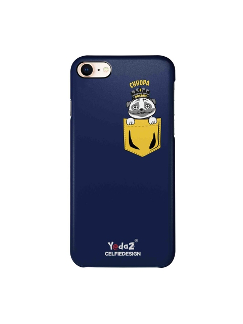 

CelfieDesign Navy Blue & Yellow Chuppa Rustam Printed iPhone 8 Back Case