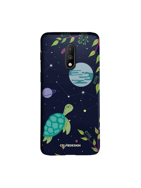 

CelfieDesign Blue Space Turtle Printed OnePlus 7 Back Cover