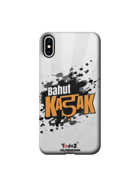 

CelfieDesign Grey & Black Bahut Kadak Apple iPhone XS Max Back Cover