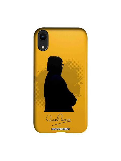 

CelfieDesign Yellow & Black Printed iPhone XR Back Case