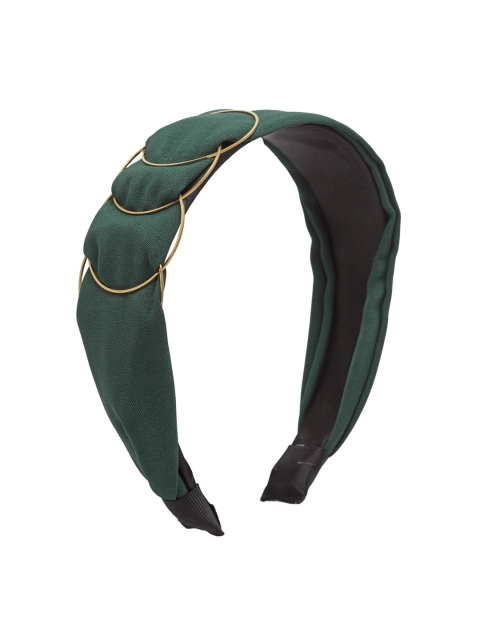 

Ferosh Green Embellished Hairband