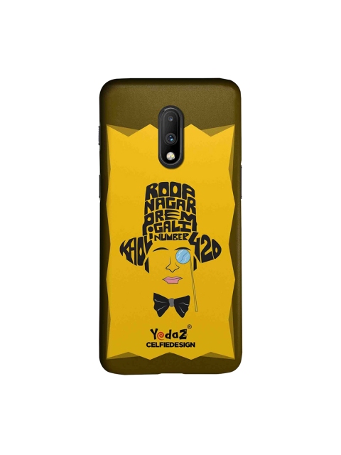 

CelfieDesign Kholi Number 420 OnePlus 7 Back Cover, Yellow